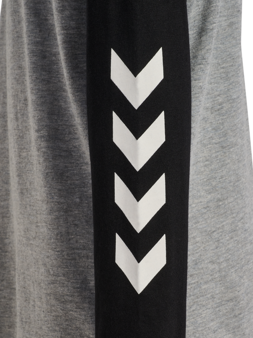 hmlJR LOGO T-SHIRT L/S, GREY MELANGE, packshot