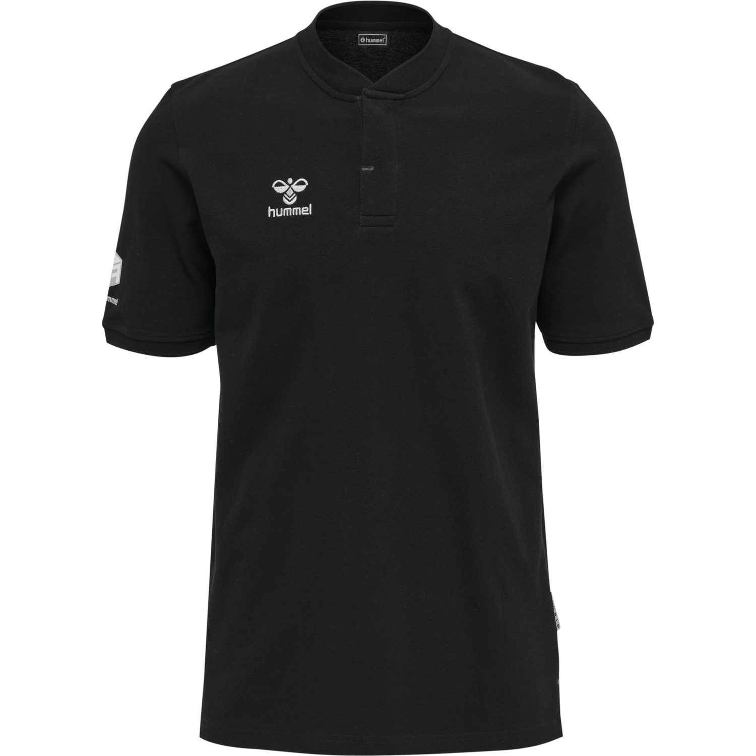 hmlMOVE GRID POLO, BLACK, packshot