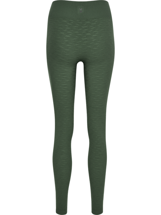 hmlMT FOCUS SEAMLESS HW TIGHTS, CLIMBING IVY, packshot