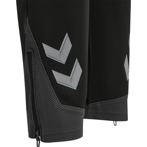 hmlLEAD WOMEN POLY PANTS, BLACK, packshot