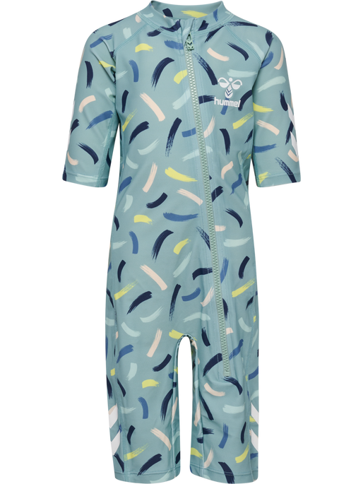 hmlMORGAT SWIM SUIT, BLUE SURF, packshot