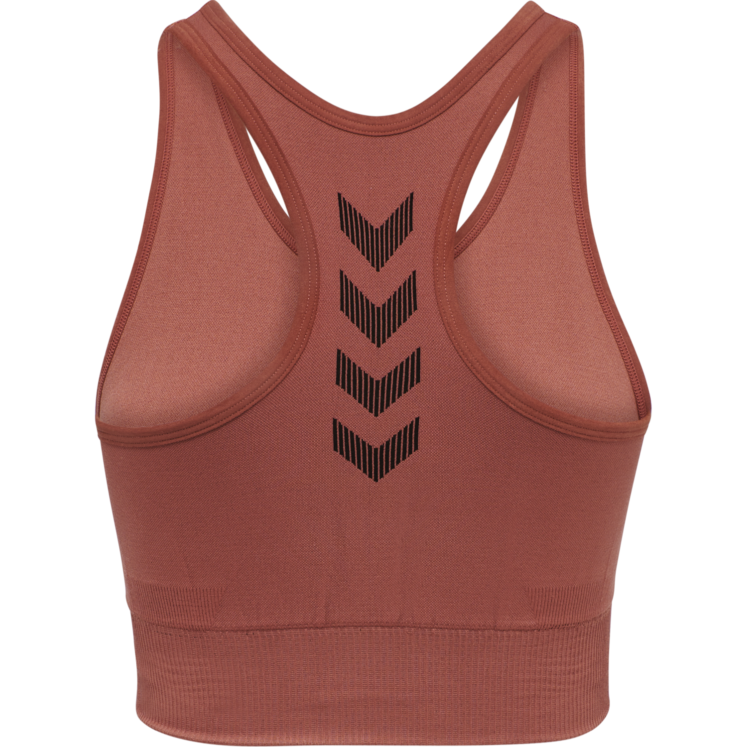 HUMMEL FIRST SEAMLESS BRA WOMAN, MARSALA, packshot