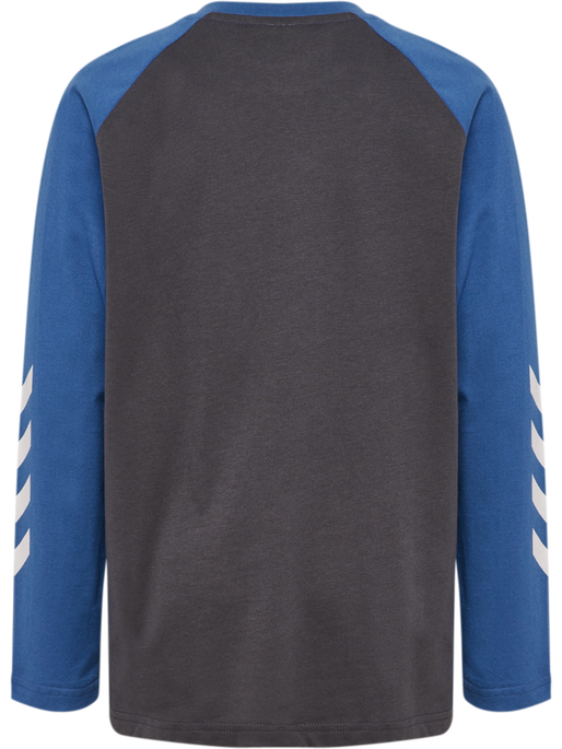 hmlJR LOGO T-SHIRT L/S, EBONY, packshot