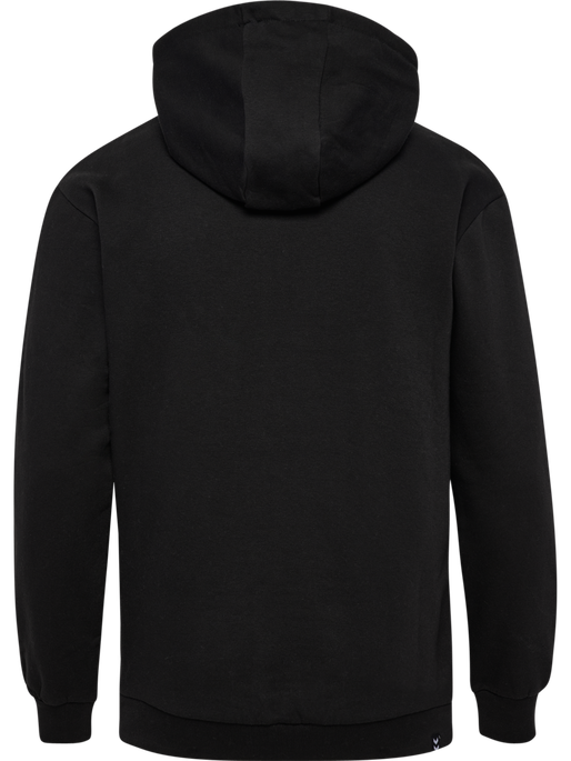 hmlMOVER COTTON HOODIE, BLACK hmlMOVER COTTON HOODIE, BLACK, packshot