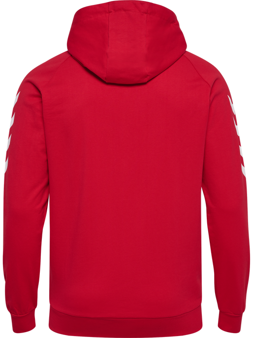 HMLGO COTTON HOODIE, TRUE RED, packshot