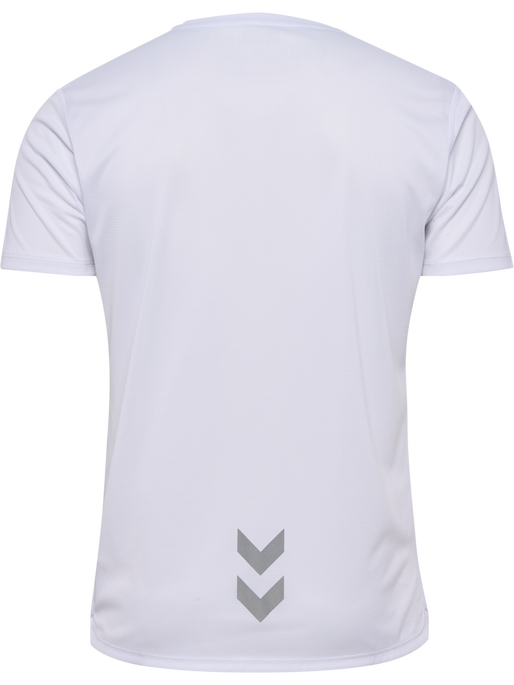 hmlRUN JERSEY S/S, WHITE hmlRUN JERSEY S/S, WHITE, packshot