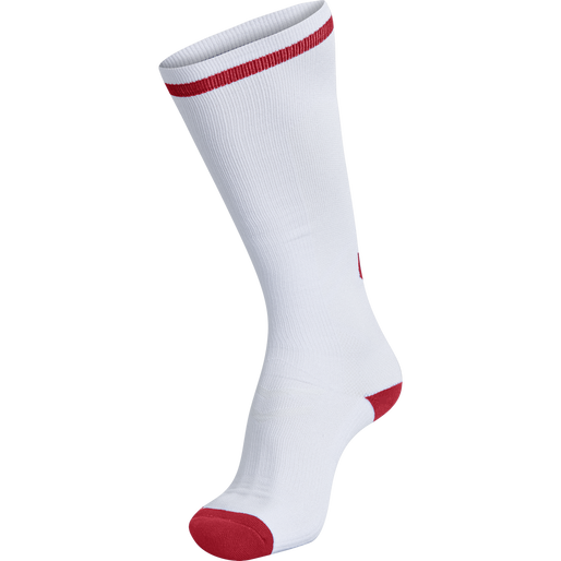 ELITE INDOOR SOCK HIGH, WHITE/TRUE RED ELITE INDOOR SOCK HIGH, WHITE/TRUE RED, packshot