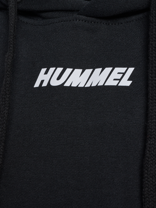hmlELEMENTAL SHORT HOODIE WOMAN, BLACK, packshot