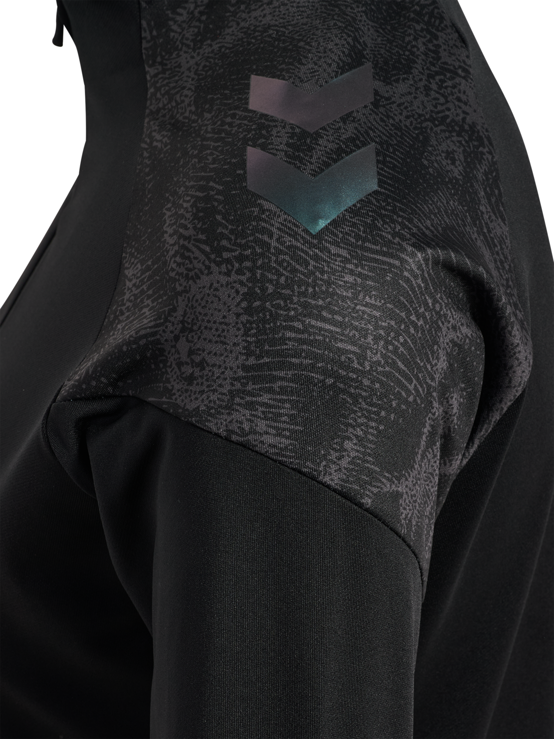 hmlBLAZE26 PRO TRAINING HALFZIP WOM, BLACK, packshot