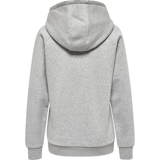 hmlRED HEAVY ZIP HOODIE WOMAN, GREY MELANGE hmlRED HEAVY ZIP HOODIE WOMAN, GREY MELANGE, packshot