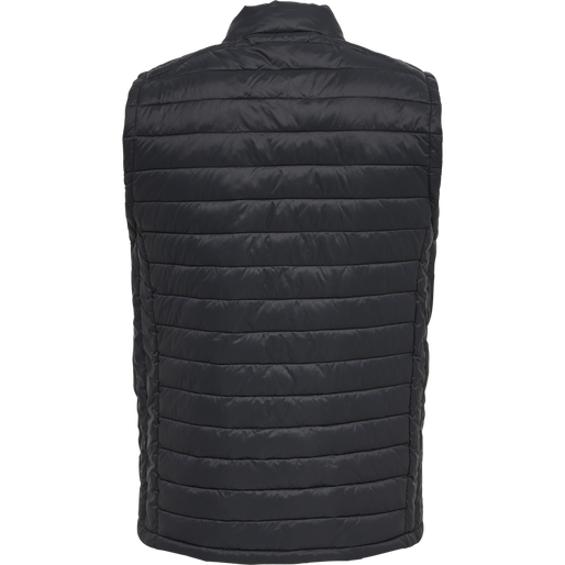 hmlRED QUILTED WAISTCOAT, BLACK, packshot