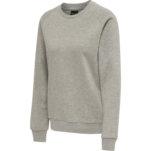 hmlRED CLASSIC SWEATSHIRT WOMAN, GREY MELANGE, packshot