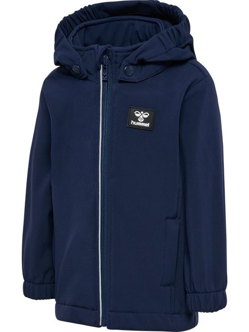 hmlMARS TEX MINI SOFTSHELL JACKET, BLACK IRIS hmlMARS TEX MINI SOFTSHELL JACKET, BLACK IRIS, packshot