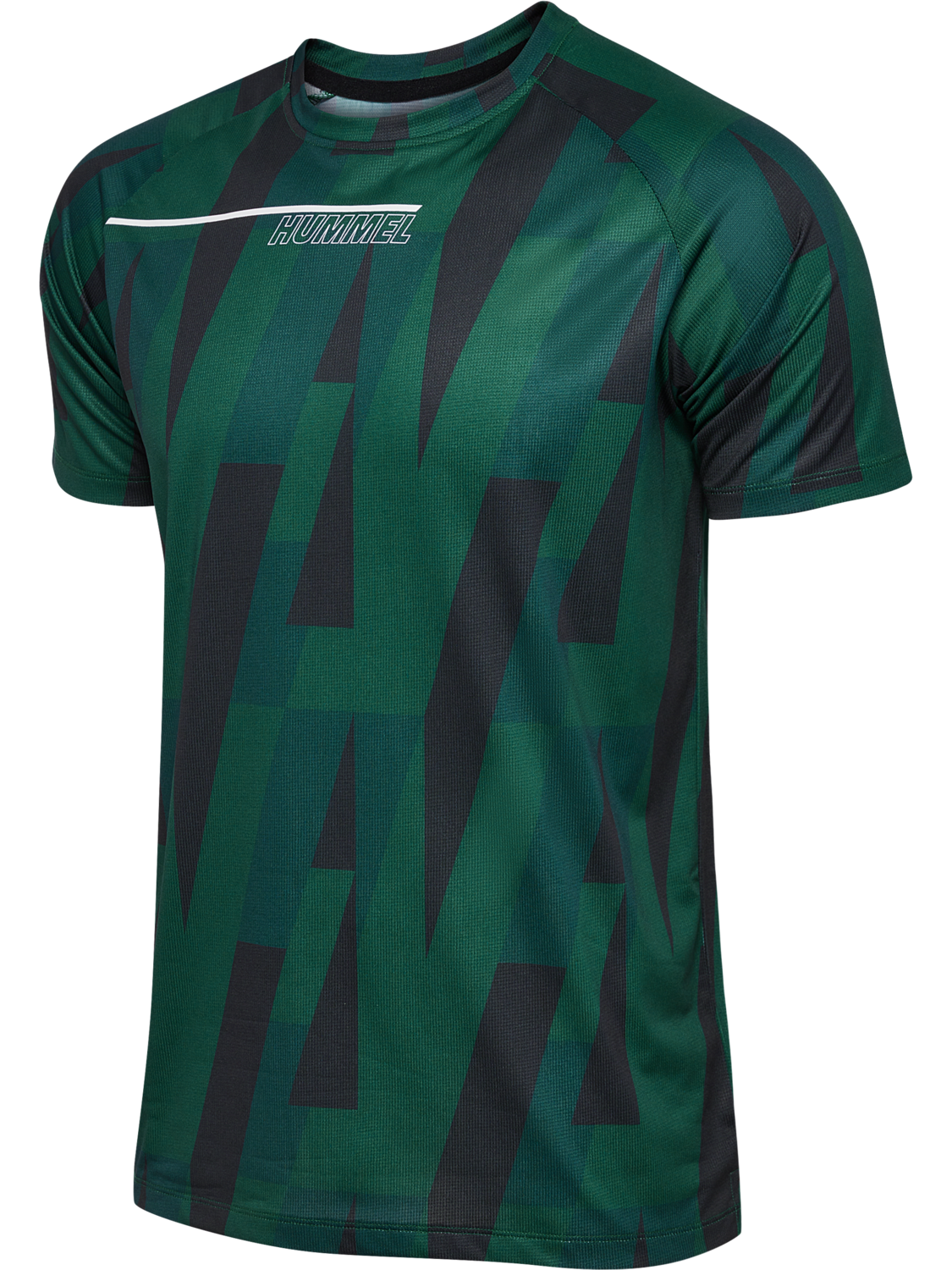 hmlCOURT AOP LIGHT WEIGHT T-SHIRT, RAIN FOREST, packshot