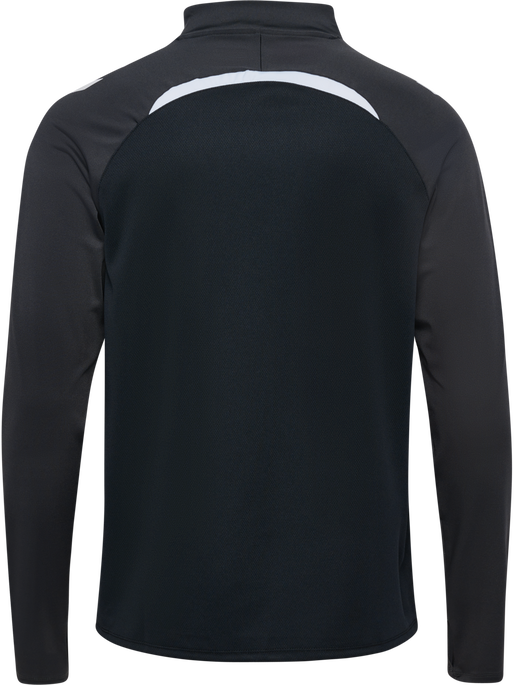 hmlLEAD 2.0 HALF ZIP, BLACK/ASPHALT, packshot