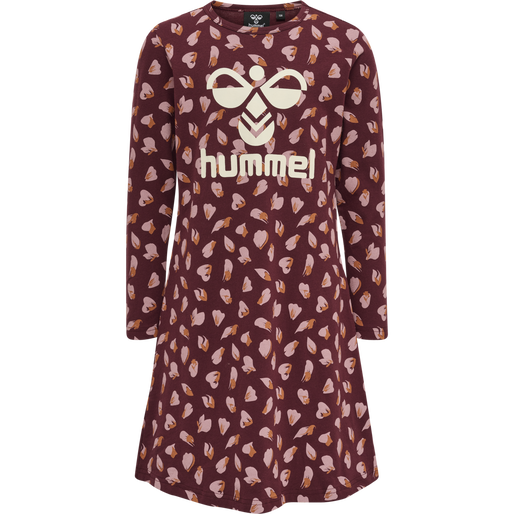 hmlCAROLINA NIGHT DRESS L/S, WINDSOR WINE hmlCAROLINA NIGHT DRESS L/S, WINDSOR WINE, packshot