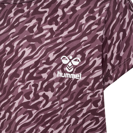 hmlNANNA T-SHIRT S/S, ROSE BROWN, packshot
