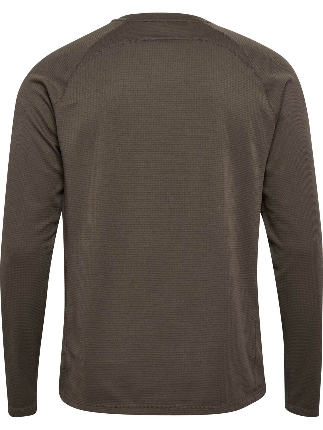 hmlMOMENTUM T-SHIRT L/S, MAJOR BROWN, packshot