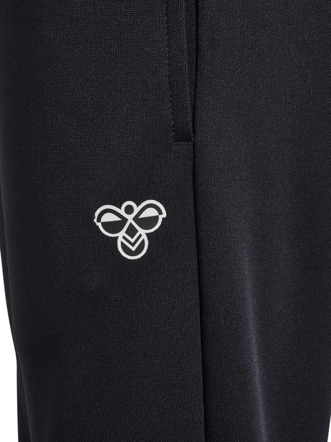 hmlJR SHIMMER TRACK SUIT, BLACK, packshot
