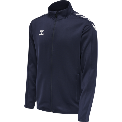 hmlCORE XK POLY ZIP SWEAT, MARINE hmlCORE XK POLY ZIP SWEAT, MARINE, packshot