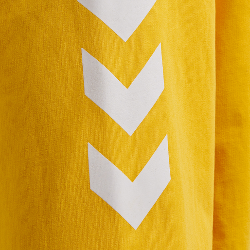 HMLGO COTTON SWEATSHIRT, SPORTS YELLOW HMLGO COTTON SWEATSHIRT, SPORTS YELLOW, packshot