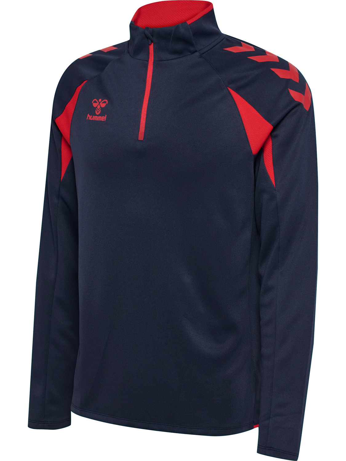 hmlCORE 2.0 HALF ZIP, MARINE/TRUE RED, packshot
