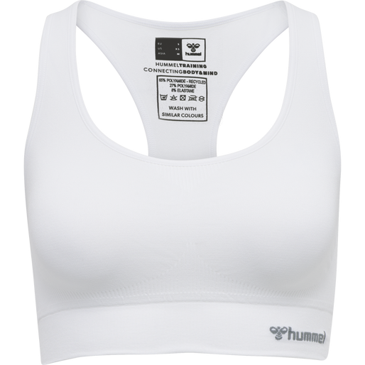 hmlTIF SEAMLESS SPORTS TOP, WHITE, packshot