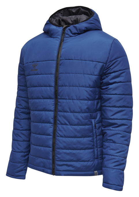 hmlNORTH QUILTED HOOD JACKET, TRUE BLUE hmlNORTH QUILTED HOOD JACKET, TRUE BLUE, packshot