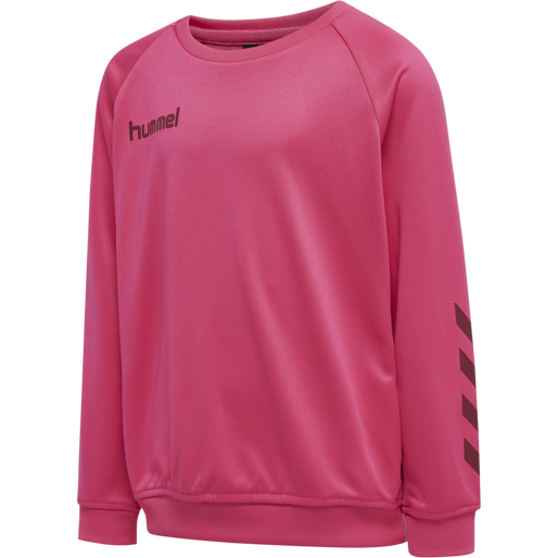 hmlPROMO KIDS POLY SWEATSHIRT, RASPBERRY SORBET hmlPROMO KIDS POLY SWEATSHIRT, RASPBERRY SORBET, packshot
