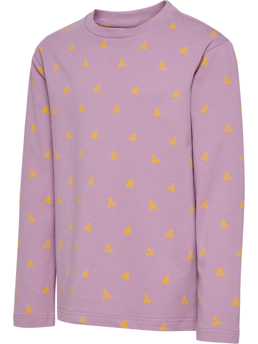 hmlMUSSE T-SHIRT L/S, LAVENDER MIST, packshot