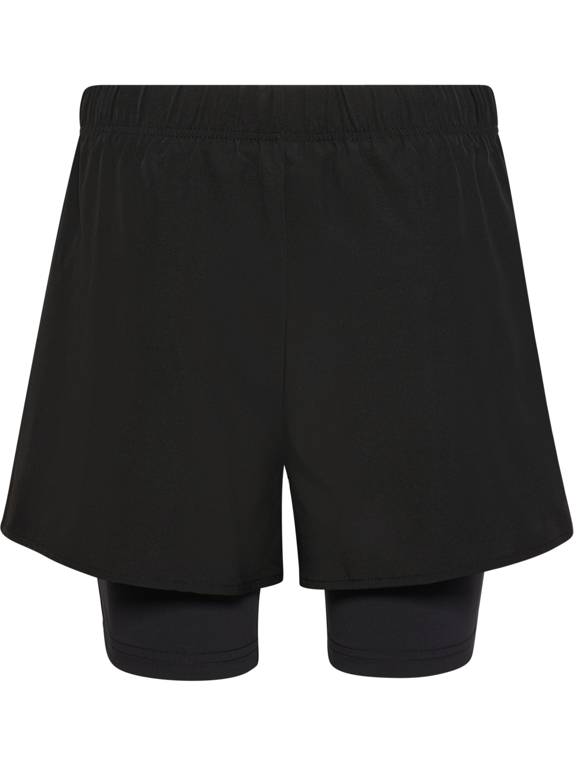 hmlHIIT INTENSITY W 2 IN 1 SHORTS, BLACK, packshot