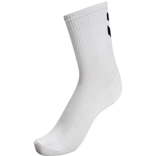 hmlCHEVRON 6-PACK SOCKS, WHITE, packshot