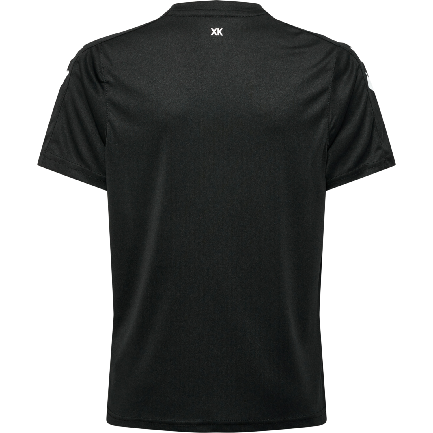 hmlCORE XK STRIPED JERSEY S/S KIDS, BLACK/WHITE, packshot