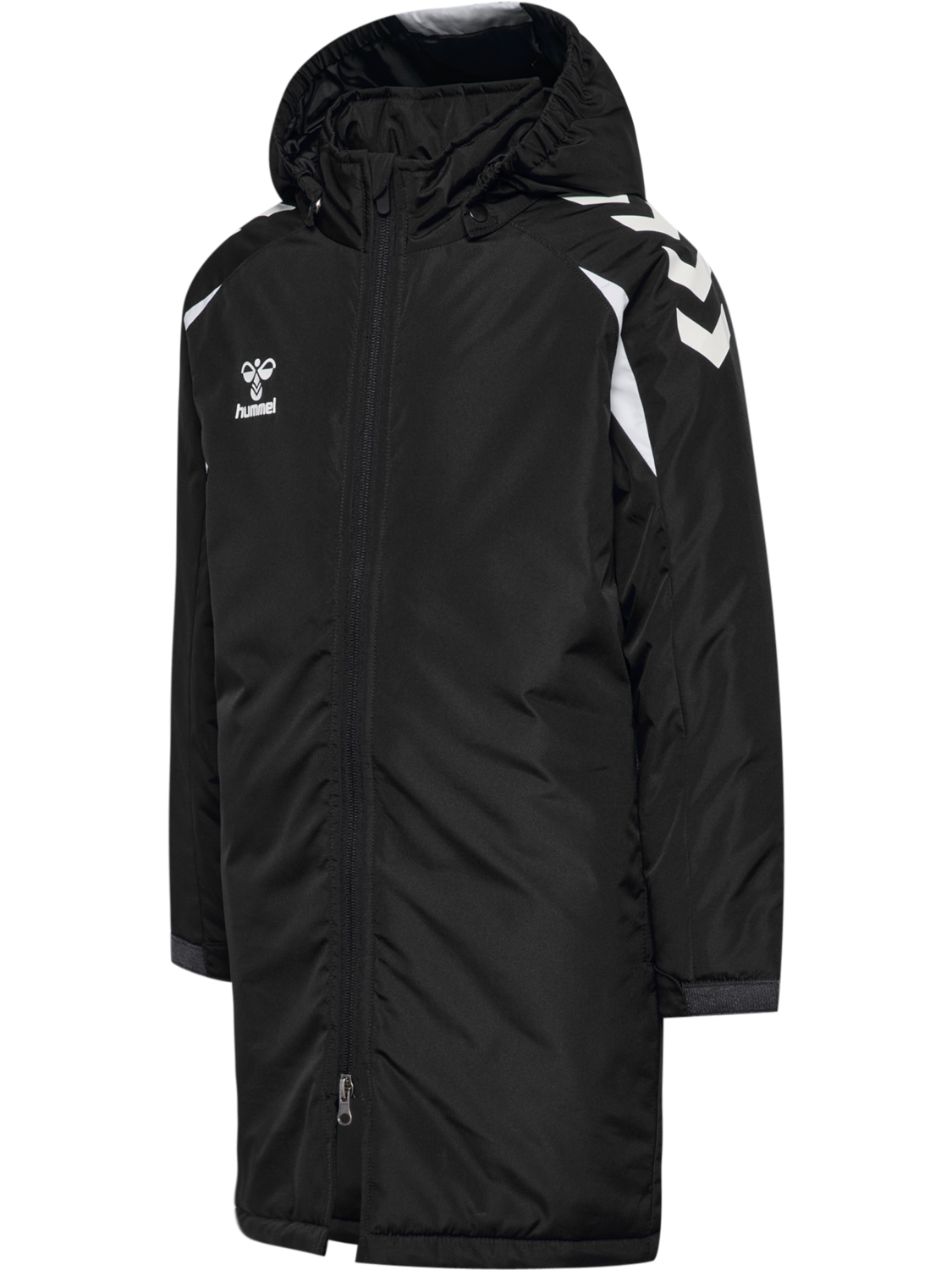 hmlCORE 2.0 BENCH JACKET KIDS, BLACK/WHITE, packshot