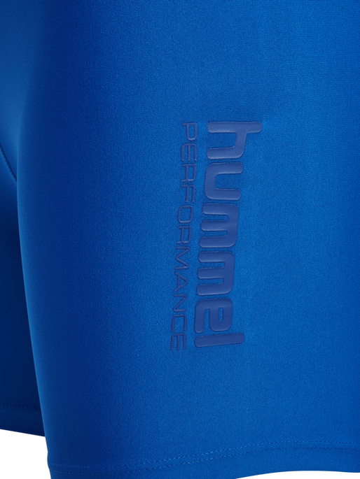 hmlFAST MID WAIST TIGHT SHORTS, OLYMPIAN BLUE, packshot