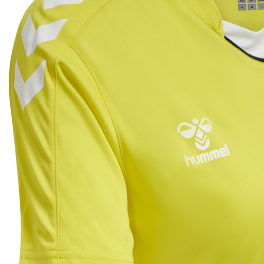 hmlCORE XK POLY JERSEY S/S WOMAN, BLAZING YELLOW, packshot