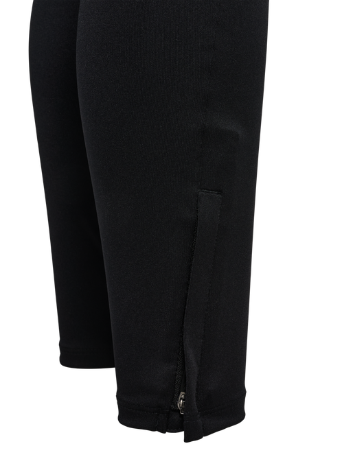 hmlLEAD 2.0 TRAINING PANTS KIDS, BLACK/GREEN GECKO, packshot