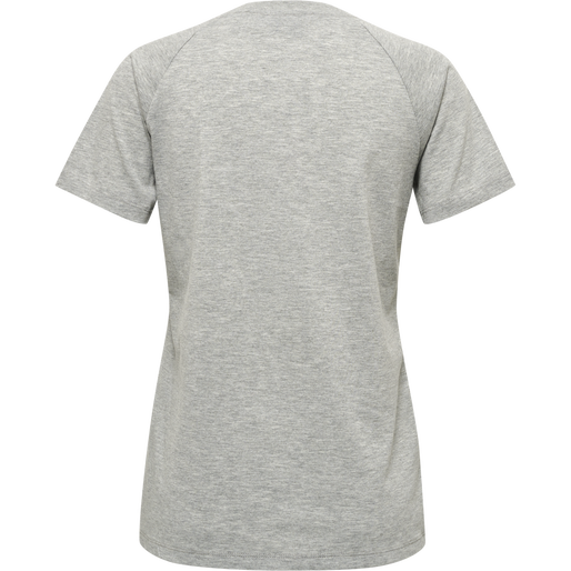 hmlNONI 2.0 T-SHIRT, GREY MELANGE, packshot