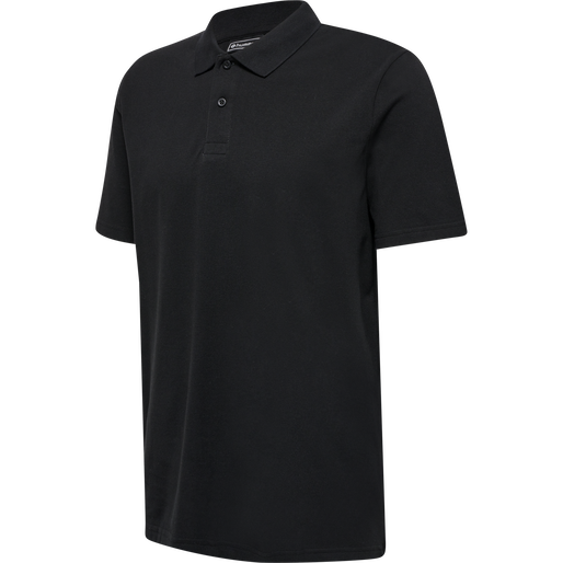 hmlRED STRETCH POLO, BLACK, packshot