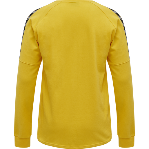 hmlAUTHENTIC TRAINING SWEAT, SPORTS YELLOW hmlAUTHENTIC TRAINING SWEAT, SPORTS YELLOW, packshot