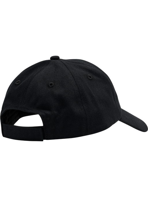 hmlJR BASEBALL BADGE CAP, BLACK, packshot