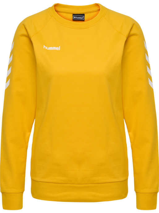 HMLGO COTTON SWEATSHIRT WOMAN, SPORTS YELLOW, packshot