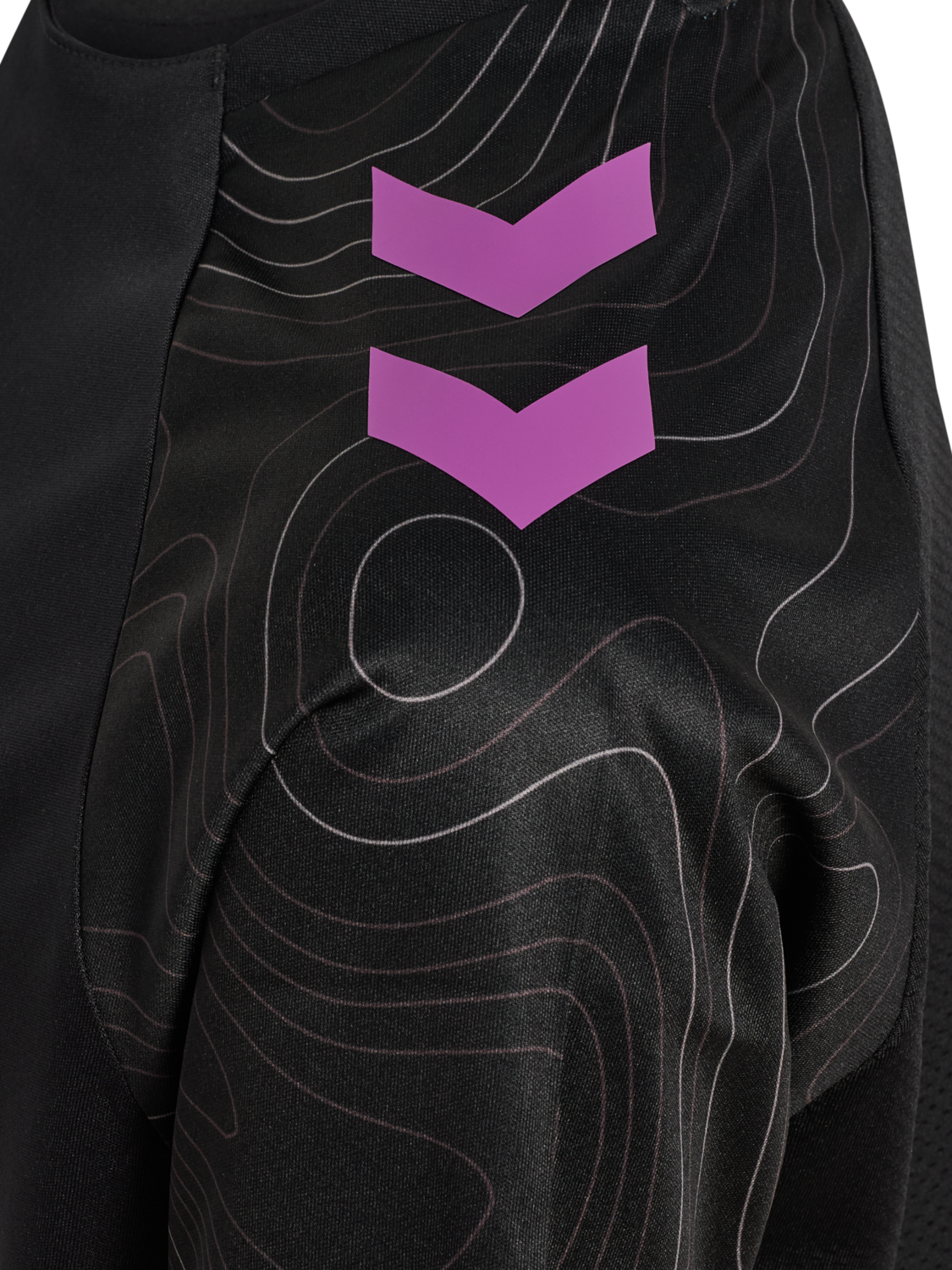 hmlBLAZE 2.0 TRAINING JERSEY KIDS, BLACK/DAHLIA, packshot