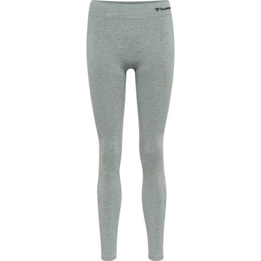 hmlCI SEAMLESS MID WAIST TIGHTS, NORTH ATLANTIC MELANGE hmlCI SEAMLESS MID WAIST TIGHTS, NORTH ATLANTIC MELANGE, packshot