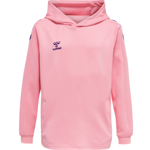 hmlCORE XK POLY KIDS SWEAT HOODIE, COTTON CANDY, packshot