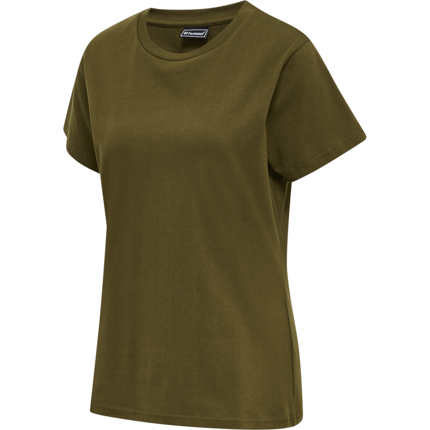 hmlRED BASIC T-SHIRT S/S WOMAN, DARK OLIVE, packshot