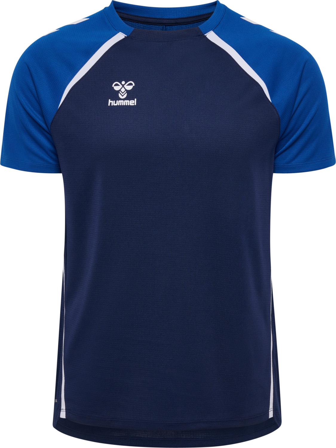 hmlLEAD 2.0 JERSEY S/S, MARINE/TRUE BLUE, packshot