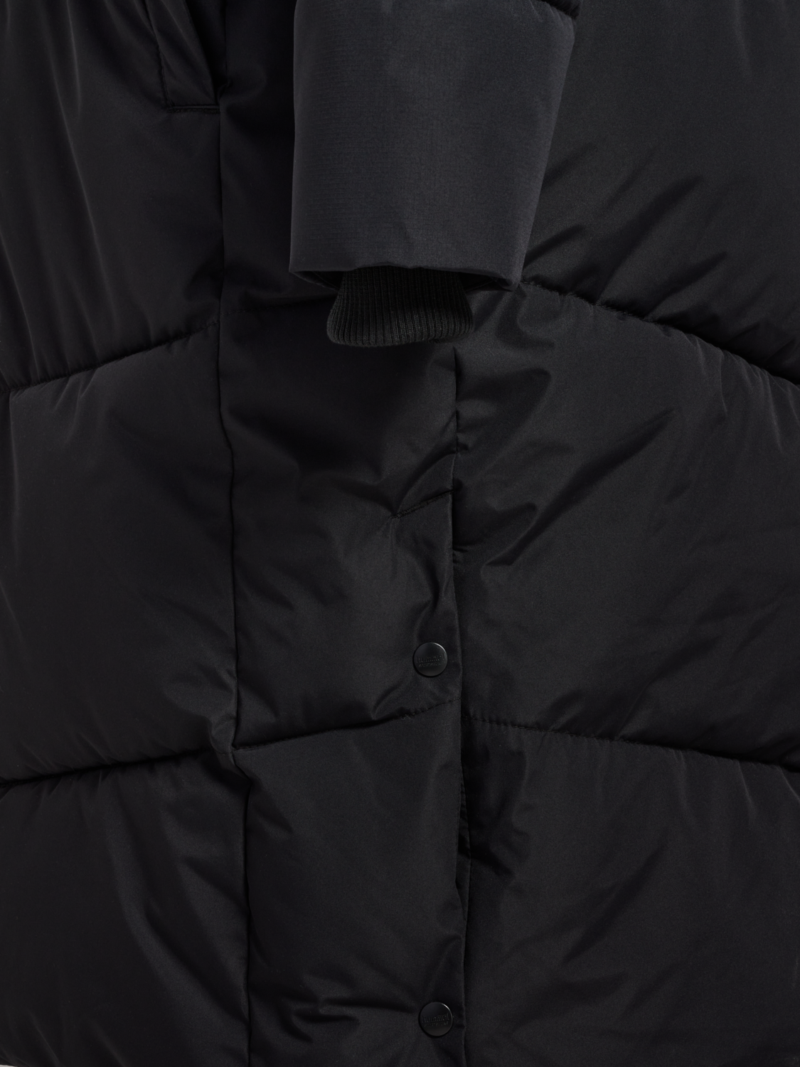 hmlPUFF JACKET LONG SPORTSWEAR, BLACK, packshot