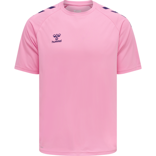 hmlCORE XK CORE POLY T-SHIRT S/S, COTTON CANDY hmlCORE XK CORE POLY T-SHIRT S/S, COTTON CANDY, packshot