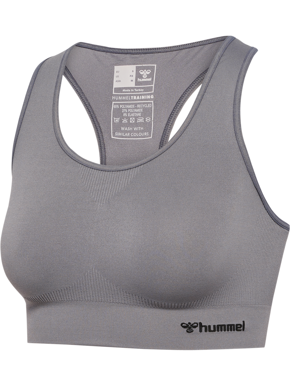 hmlTIF SEAMLESS SPORTS TOP, QUIET SHADE, packshot